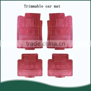 4-piece All Weather High Elasticity Trimmable Heavy Duty PVC Car Mat thumbnail-1