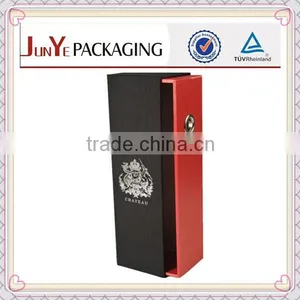 2015 Luxury Quality Factory Price Fashionable Paper Packaging Cardboard Box for Wine thumbnail-4