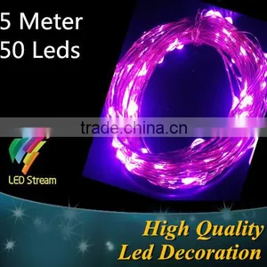 High Quality High Quality Led Copper Wire String Light Micro 5m Battery Decoration Lights thumbnail-1