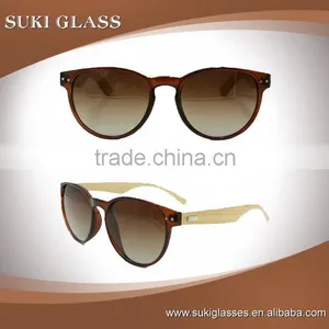 2016 Hot Selling Mirror Polarized Lens Wholesale Wooden Way Leg Sunglasses thumbnail-6