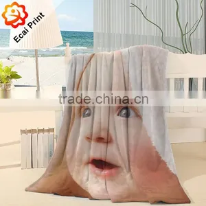Latest Design Colourful Queen Size Customize Heat Transfer Polar Fleece Blanket thumbnail-3