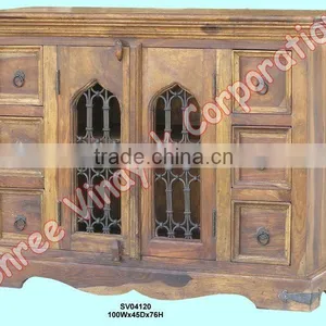 Sideboard,buffet,side Cabinet,home Furniture,dining Room Furniture,mango Wood Furniture,sheesham Wood Furniture,solid Wood thumbnail-1