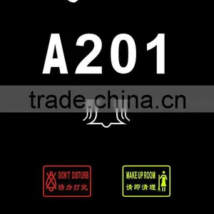 Customized Electronic Door Plate Digital Door Plate Electrical Room Number House Number Sign Plate thumbnail-3