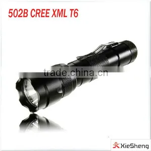 Waterproof Ultrafire Cree Xm-l t6 Led Flashlight 502b High Power Police Flash Light thumbnail-3