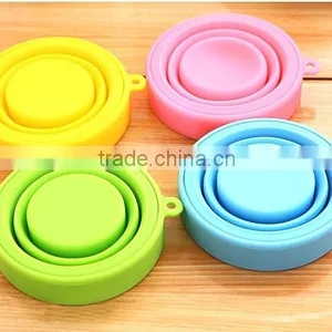 Food Grade Heat Resistance Folding Silicone Cup for Travel Outdoor Camping thumbnail-3