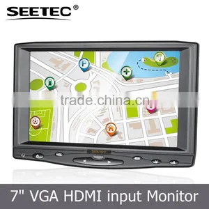 Widescreen 7 Inch Touch Panel Lcd Mini av Input Tft Screen Flexible High Brightness Industrial Monitor Car thumbnail-1