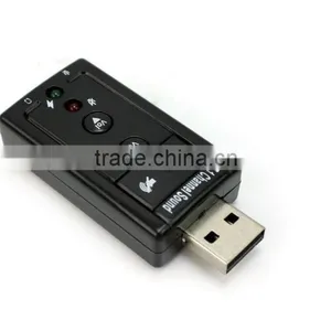 USB Virtual 7.1 Channel External Sound Card Audio Adapter thumbnail-3