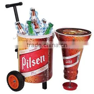 Latest Design Bottle Shaped Cooler and Bottle Shaped BBQ Grill Combo thumbnail-4