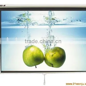 High Quality Manual Self-lock Projector Screen/ Pull Down Projection Screen thumbnail-3