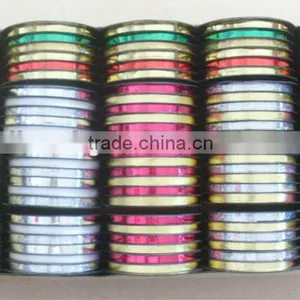 HOT SALE ! Six Channels 5mm Solid Metallic Curly Poly Ribbon Quality Choice thumbnail-4