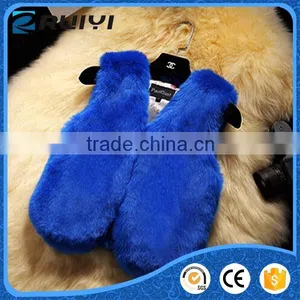 2016 Korean Imitation Fox Fur Rabbit Fur Vest for Women thumbnail-3