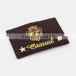 Branded Leather Patch Jeans Leather Patch With Metal thumbnail-5
