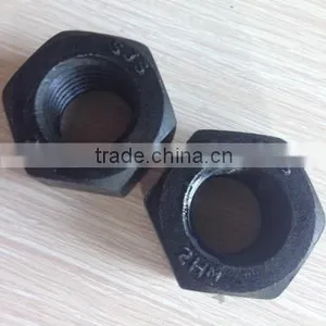 High Quality 2h Heavy Hex Nut Black Finish thumbnail-1