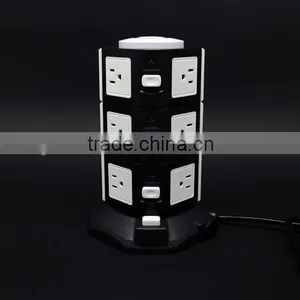 250v Universal Electrical Extension Multi Power Socket Outlet thumbnail-1