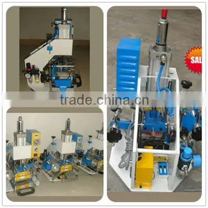 TAM-90-3 Portable Pneumatic Logo Hot Foil Stamping Leather Embossing Machine thumbnail-2