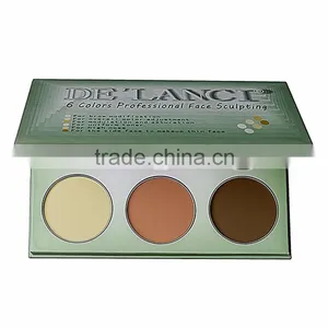 Natural Looking Long Lasting Smooth Oil Control 6 Color Pressed Powder Compact Wholesale thumbnail-3