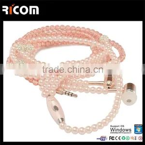 Unique Design Jewelry Necklace Earphone for Gift,promotion and Retail---EO3007 thumbnail-3