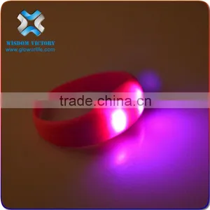 2016 Unisex Party LED Light Up Bracelet Wristband,motion Activated Led Bracelet thumbnail-5