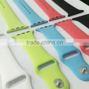Watch Sport Band 38mm/42mm Rubber Strap Bracelet Fitness Replacement Wrist With Aluminum Connector Adjustment Length For Iwatch thumbnail-3