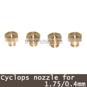 2016 China 3D Printer Cyclops Multi-Extrusion Multi-Color Hotend 1.75mm Filament 2in-1 Out Cyclops Extruder 0.4mm Nozzle thumbnail-2