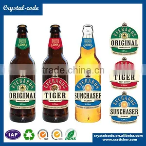 Used in Any Industry Emulsion-based Adhesive Multicolor Printing Hot-melt Beer Label thumbnail-2