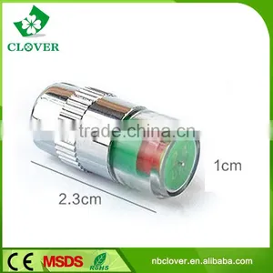 36PSI 2.4 Bar 4Pcs Car Tire Pressure Monitoring Air Alert Chromed Metal Car Tire Valve Caps Quality Choice thumbnail-4
