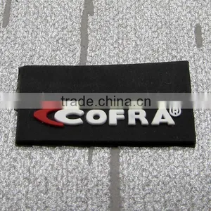 Black Garment Rubber Label for Clothing thumbnail-3