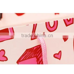 Pink Love Paper Bag For Gift thumbnail-3
