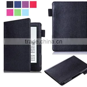 Litchi Pattern PU Leather Case for 2016 New Kindle 6" E-Reader, 6inch Leather Case for E-Reader New Kindle 2016 thumbnail-2
