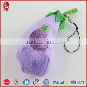 Factory Wholesale Stuffed Vegetables Cute Plush Keychain thumbnail-2