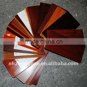Manufacturer OEM Most Popular Wood Grain Aluminum Siding / Wood Grain Pvc Film / Wood Grain Paper Laminate thumbnail-5