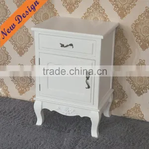 Excellent Design Good Quality Modern Decoration Wood Carved Bedside Table With Drawer thumbnail-1