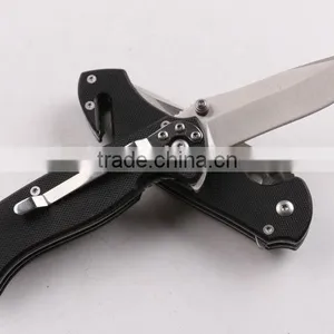 OEM G10 Handle Folding Tactical Knife for Outdoor thumbnail-3