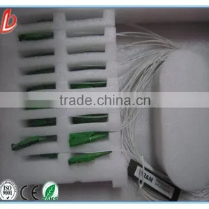 1X16 SC/APC Stainless Steel Tube Type 0.9mm Fiber Optic PLC Splitter thumbnail-1