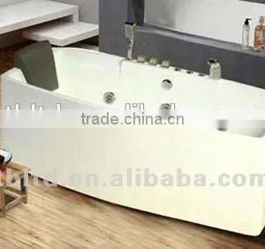 Oval Shape Pedestal Freestanding Bathtub High Slipper Bathtub thumbnail-2