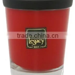 Fashion Design Pillar Soy Wax Candle With Lid thumbnail-6