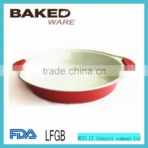 Round Pan Carbon Steel Cake Pan Baking Set With Silicone Handle thumbnail-1