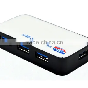 Slim USB 3.0 4-Port 5Gbps Speed Portable Compact Hub Adapter For PC Laptop Mac thumbnail-6