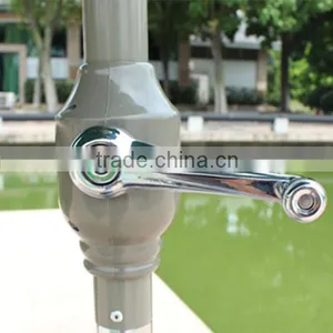 2016 Hot Sale Parasol Sunshade Aluminum Outdoor Beach Pool Patio Umbrella thumbnail-3