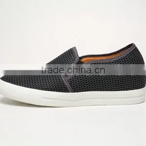 KPU/cow Leather /elastic Fabric Casual Shoes thumbnail-2