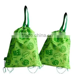 210D Polyester Fabric Custom Cartoon Drawstring Bag,drawstring Backpack thumbnail-1