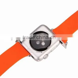 Wholesale for Apple Watch Silicone Band With Metal Adapter, Express thumbnail-4