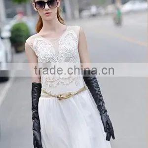 Adult Sexy Black Cheap Leather Gloves Factory Sale Cheap Leather Gloves thumbnail-3