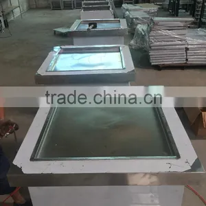 Stir Pan Fried Roll Ice Cream Machine/ Plat Pan Fried Ice Cream Machine / Full Stainless Steel Ice Eam Machine thumbnail-3