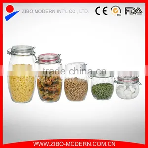 Factory Price Pickle Glass Jar Tall Clear Glass Canning Jars thumbnail-1