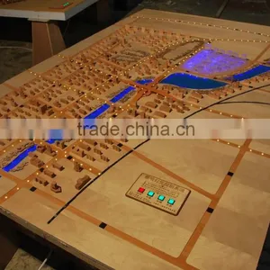 Wood Material Architectural Planning Model , Wood Block Model Maker thumbnail-3