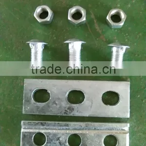 Suspension Clamp With 3 Bolts / Electric Galvanized Steel Cable Clamp thumbnail-3
