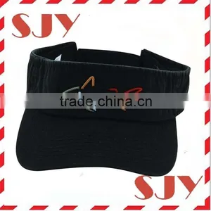 Black Wholesale Cheap Sun Visor Hats and Caps thumbnail-3