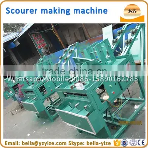 Wire Mesh Machine,kitchen Spiral Scourer Making Machine,cleaning Scourer Ball Making Machine thumbnail-1