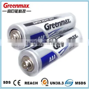 Super Heavy Duty Battery 1.5v AA R03P Carbon Zinc Battery thumbnail-1